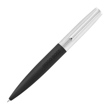 Hugo Boss Ballpoint pen Illusion Arcade Black & Chrome