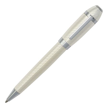 Hugo Boss Ballpoint pen Arc Futurist Silver