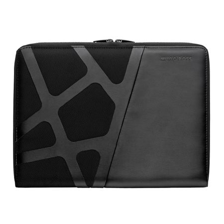 Hugo Boss Conference folder zip A4 Craft Black