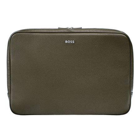 Hugo Boss Laptop bag Classic Grained Khaki
