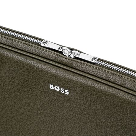 Hugo Boss Laptop bag Classic Grained Khaki