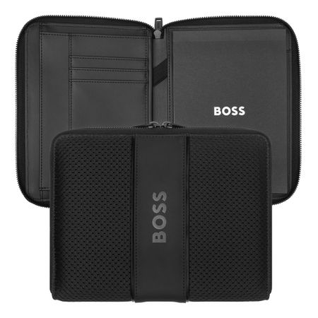 Hugo Boss Conference folder A5 Arche Black