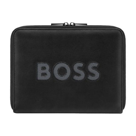Hugo Boss Conference folder A5 Boss Cut Out Black & Grey