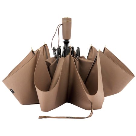 Hugo Boss Pocket umbrella Double B Camel