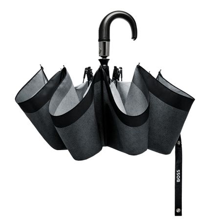 Hugo Boss Pocket umbrella Chevron Dark Grey