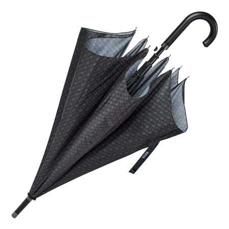 Hugo Boss Umbrella Monogramme Dark Grey