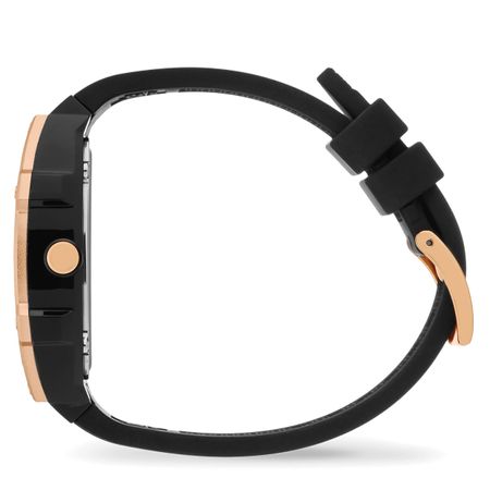 Ice-Watch ICE boliday-Black rose-gold-Plastic-Medium-MT