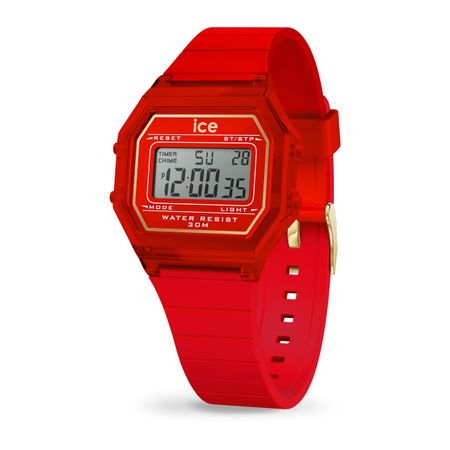 Ice-Watch ICE digit retro-Red passion-Clear-Small