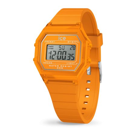 Ice-Watch ICE digit retro-Neon orange-Clear-Small