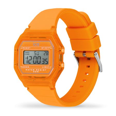 Ice-Watch ICE digit retro-Neon orange-Clear-Small