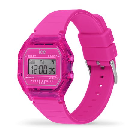 Ice-Watch ICE digit retro-Neon pink-Clear-Small