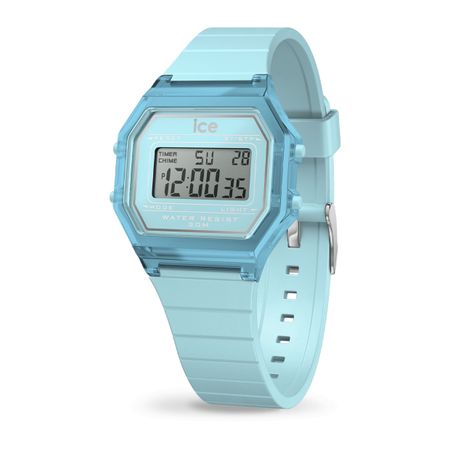 Ice-Watch ICE digit retro-Sky blue-Clear-Small