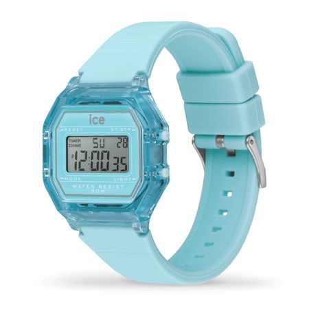 Ice-Watch ICE digit retro-Sky blue-Clear-Small