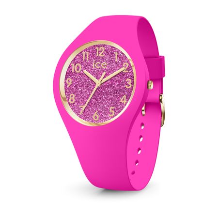 Ice-Watch ICE glitter-Neon pink-Small-3H