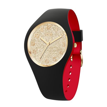Ice-Watch ICE loulou-Black gold glitter-Small-3H