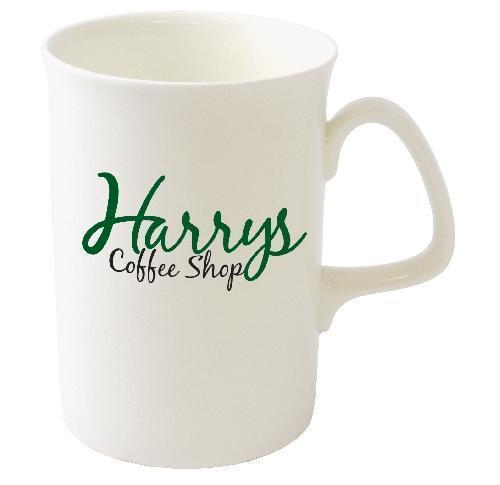 Bone China Promotional Opal White Mugs