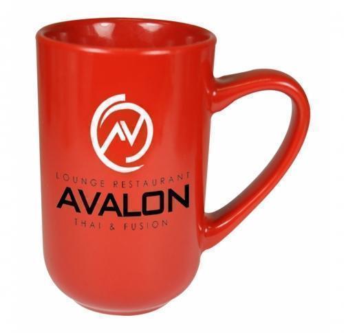 Titan Promotional Earthenware Mug - Red