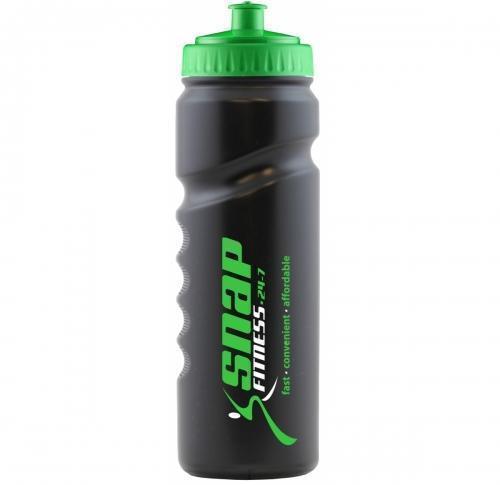 Branded Sports Bottles 750ml Black