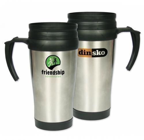 Branded Thermal Mugs - 400ml Stainless Steel