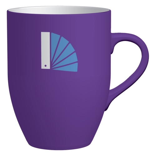Pantone Matched Marrow Colour Coated Promotional Printed Mug