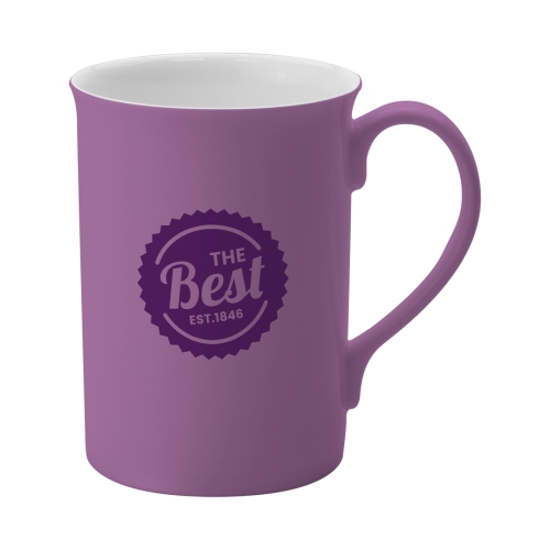Pantone Matched Premium Bone China Windsor Mug Custom Logo