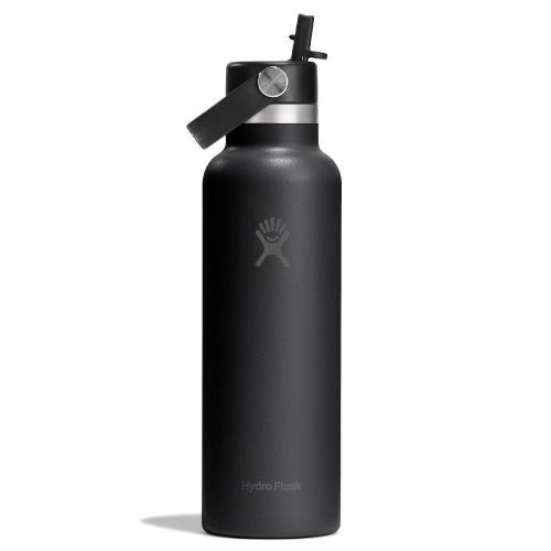 Hydro Flask 21 OZ STANDARD FLEX STRAW CAP BLACK
