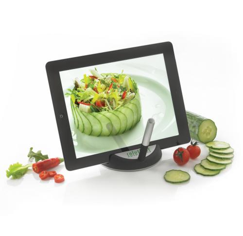 Chef tablet stand with touchpen