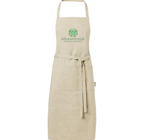 Branded Eco Friendly Recycled Cotton Aprons Pheebs 200 G/m²