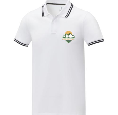 Branded Elevate Amarago Short Sleeve Men's Tipping Polo